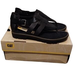 CAT Leather Sandals New In Box Women's Size 8